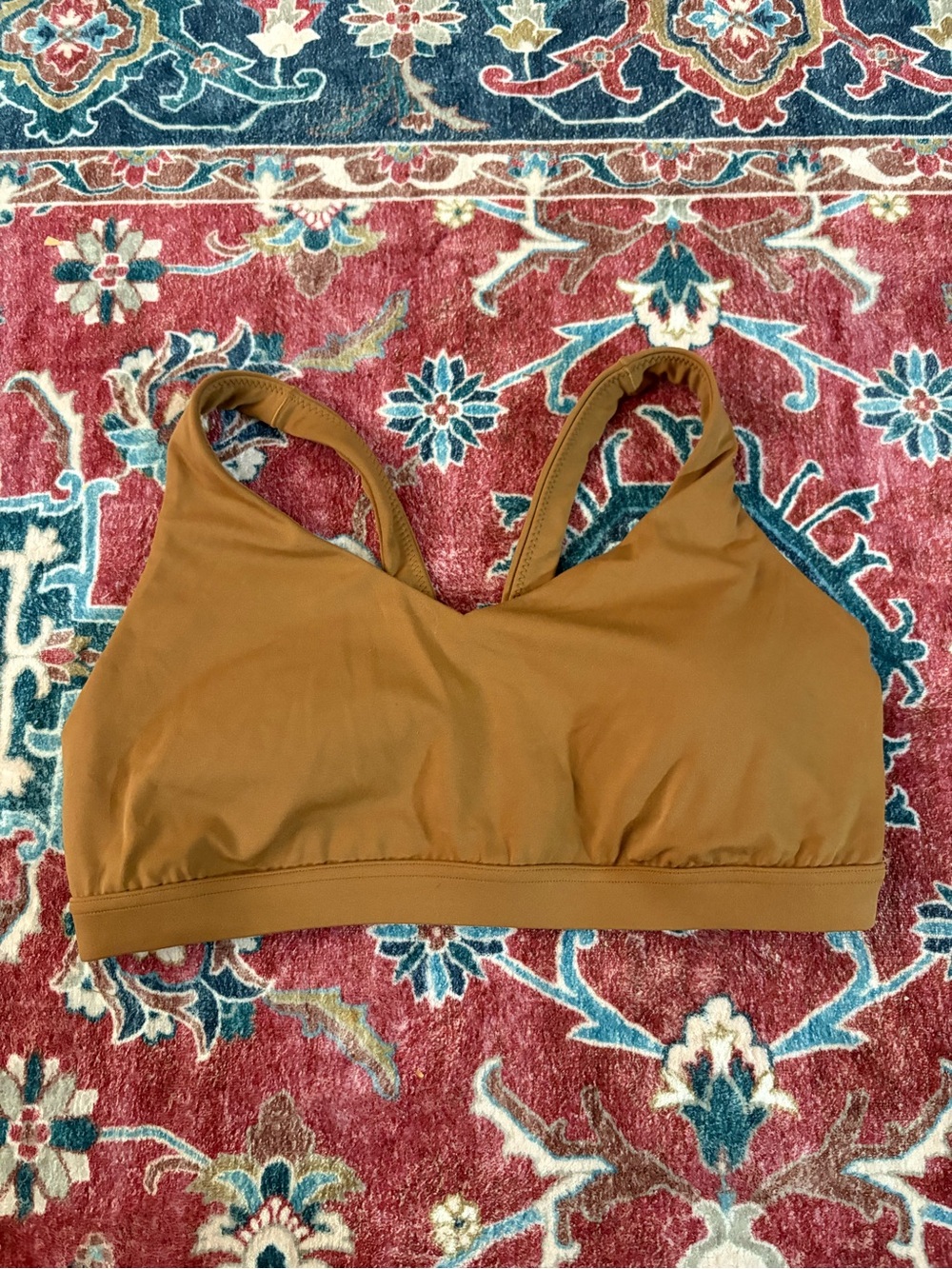 aerie Padded Bralette in Caramel Brown